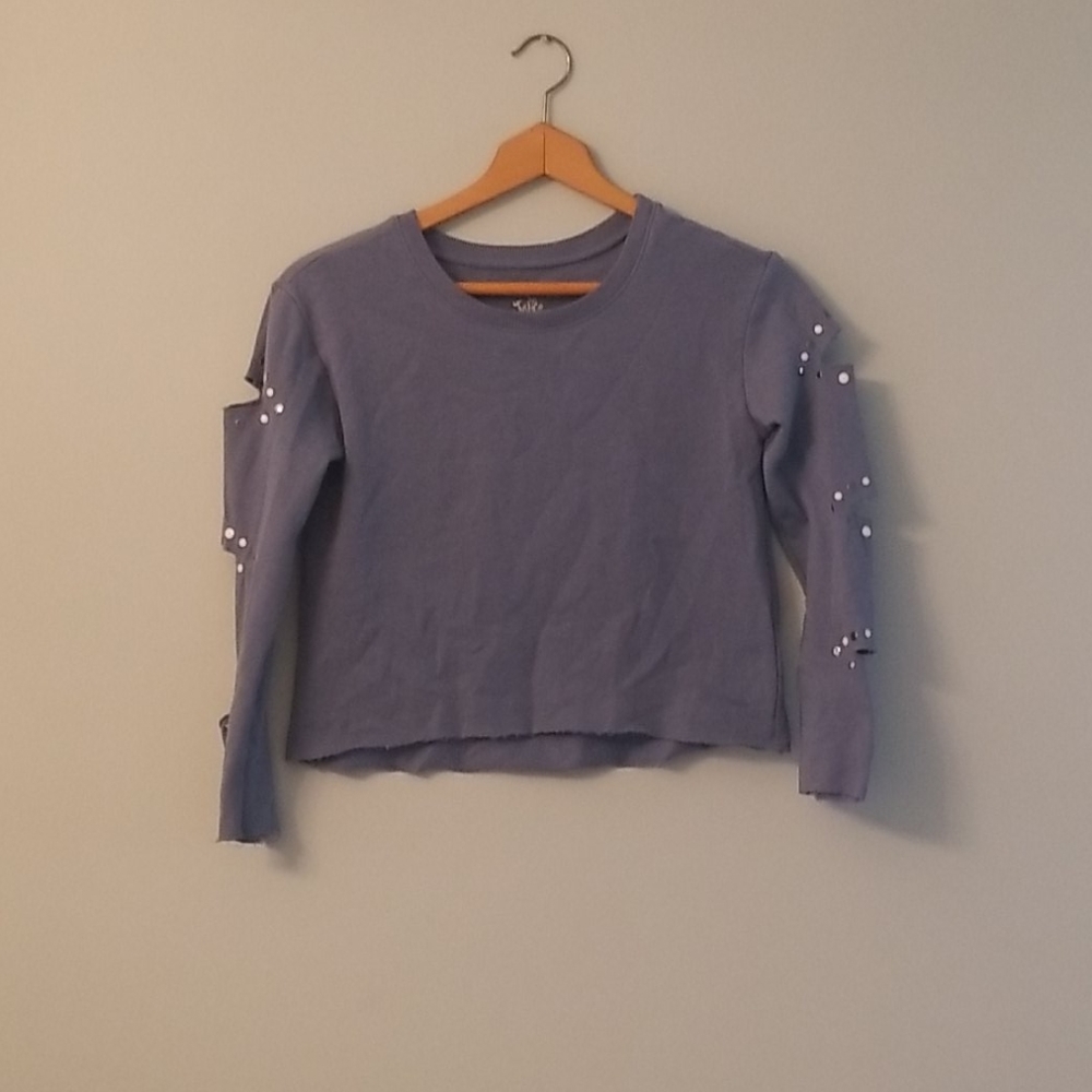 Blue Cute Crop Top From Justice